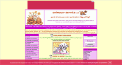 Desktop Screenshot of animaux-service.com